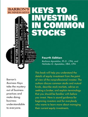 cover image of Keys To Investing In Common Stocks